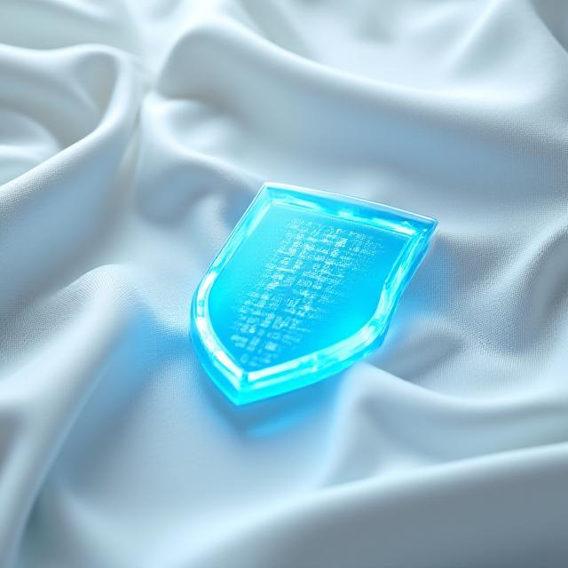 Abstract representation of data security and high-end fashion textures